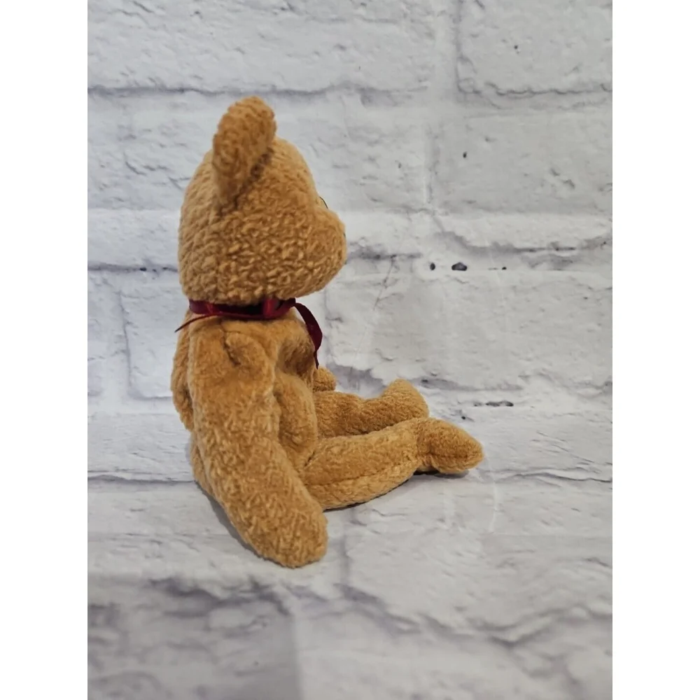 Ty Beanie Baby Curly The Bear Plush Toy Retired
